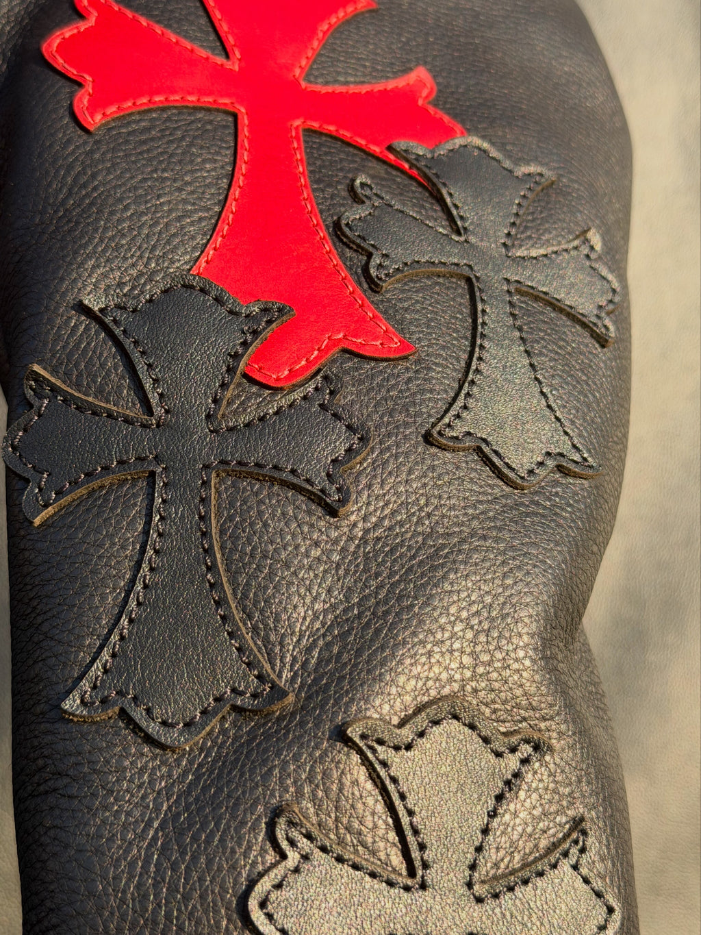 Crimson Cross Driver Headcover